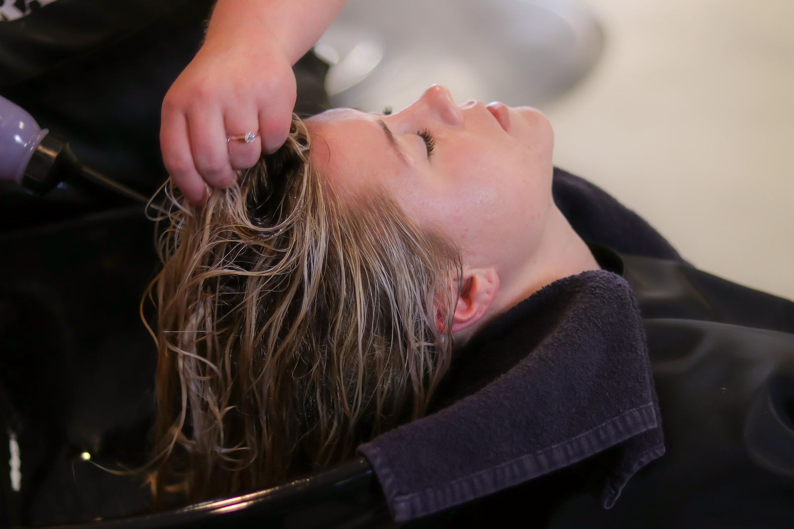 Scalp Treatments result photographed at Hue Boutique Salon in Alameda, CA